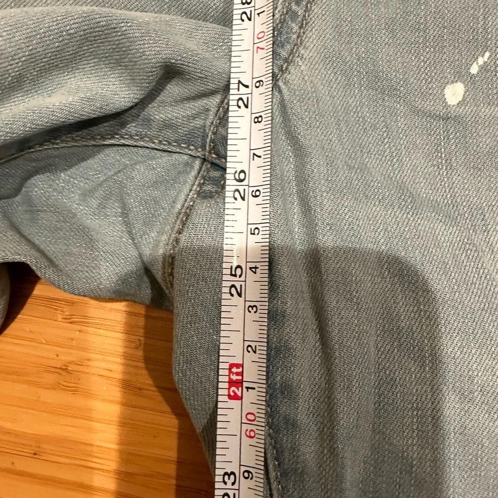 Paint Splatter Relaxed Jeans 2XL NWT